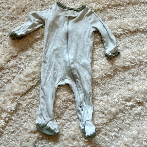 cloud island Other - Cloud Island - blue and green pajamas footies romper- 3-6 months